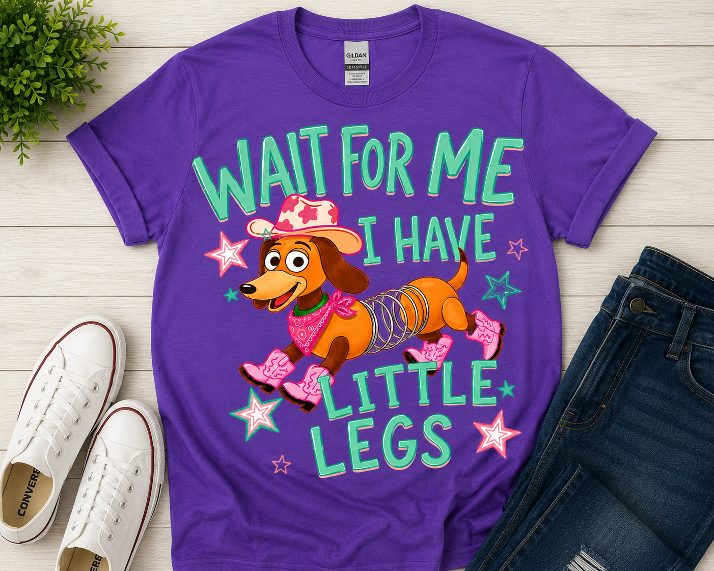 WAIT FOR ME, I HAVE LITTLE LEGS TEE