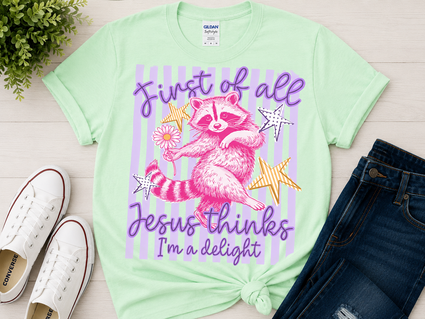 JESUS THINKS I'M A DELIGHT TEE